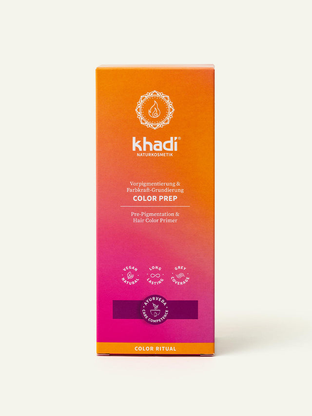 Color Prep Bild der Verpackung des Color Finish Conditioners von Khadi