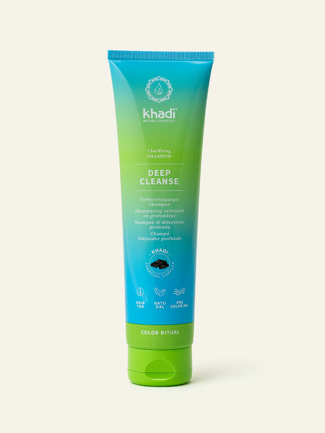 Deep Cleanse Bild einer Kopie des Khadi Haarpflege-Equipments