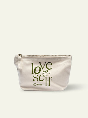 khadi Beauty Pouch "Love Yourself"