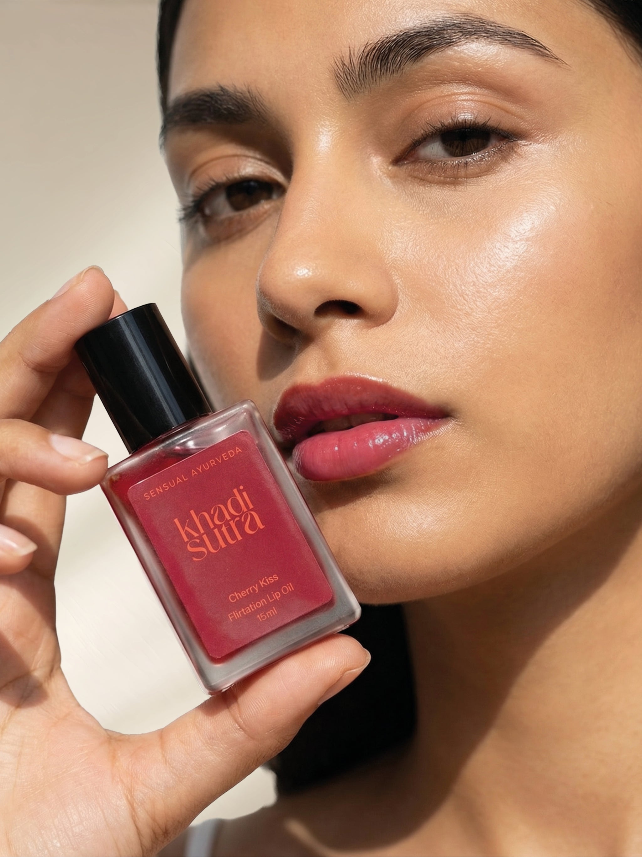 khadi sutra Oil Cherry Kiss