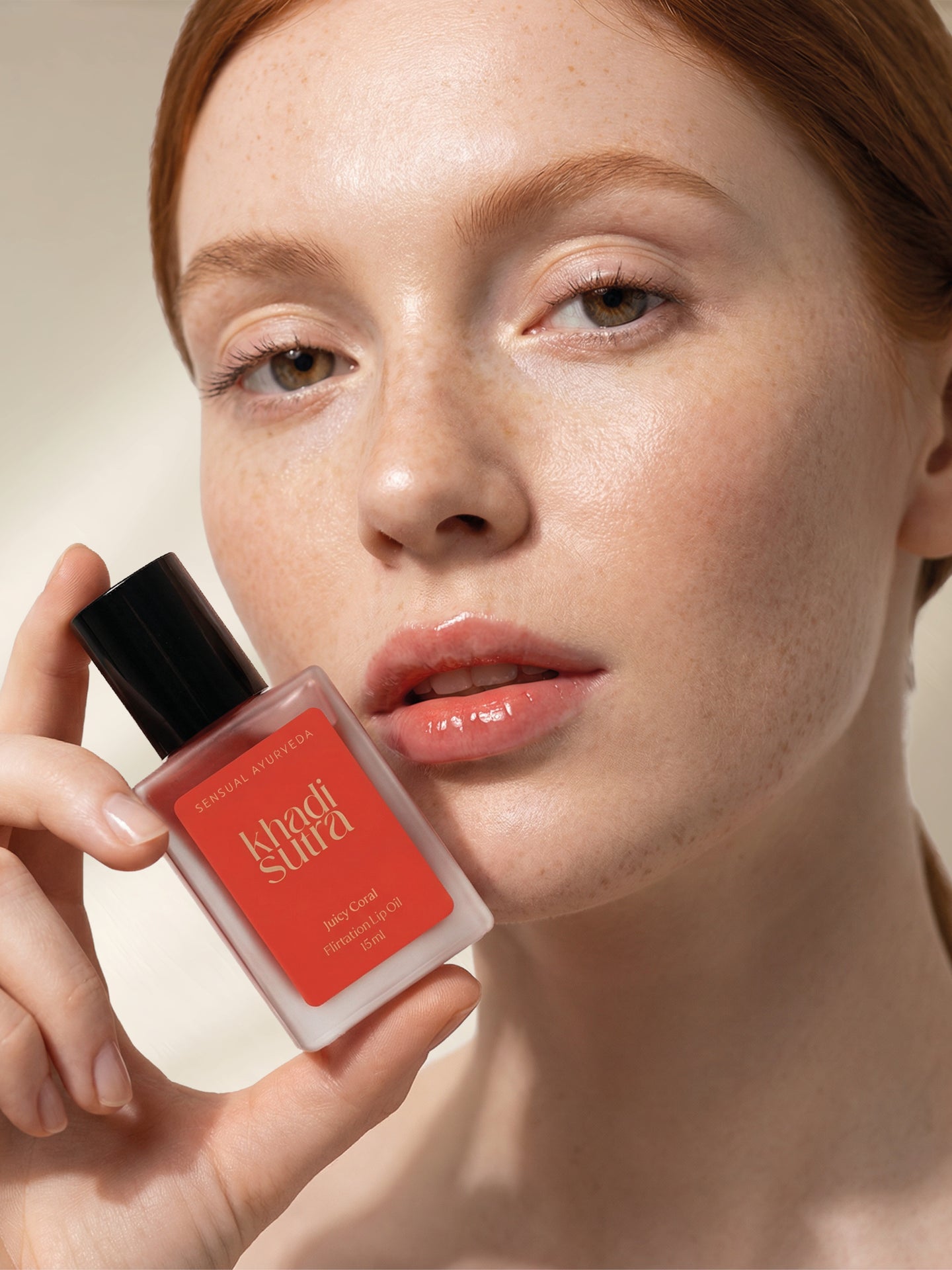 khadi sutra Lip Oil Juicy Coral