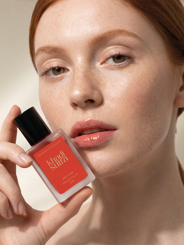 khadi sutra Lip Oil Juicy Coral
