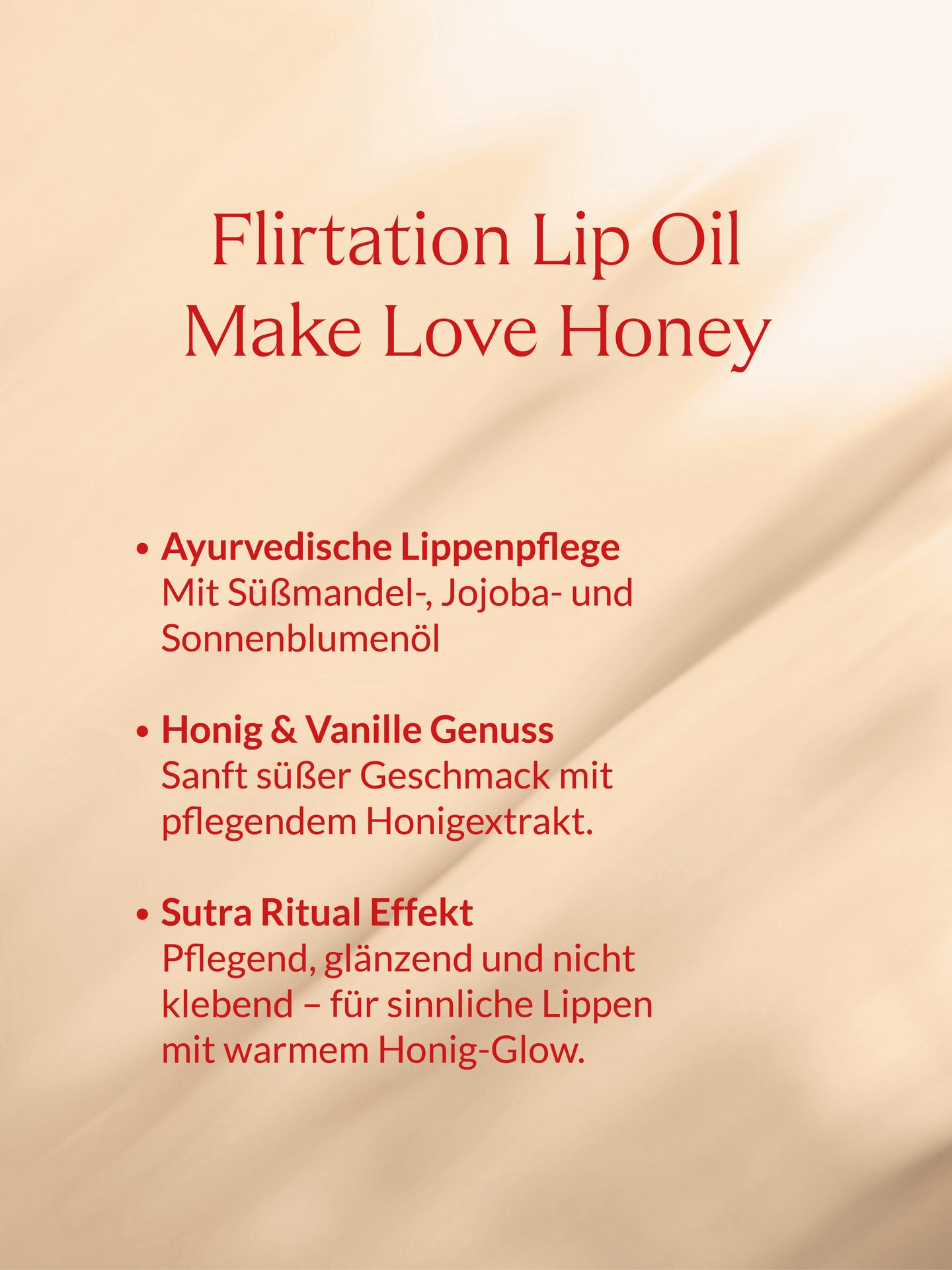 khadi sutra Lip Oil Make Love Honey