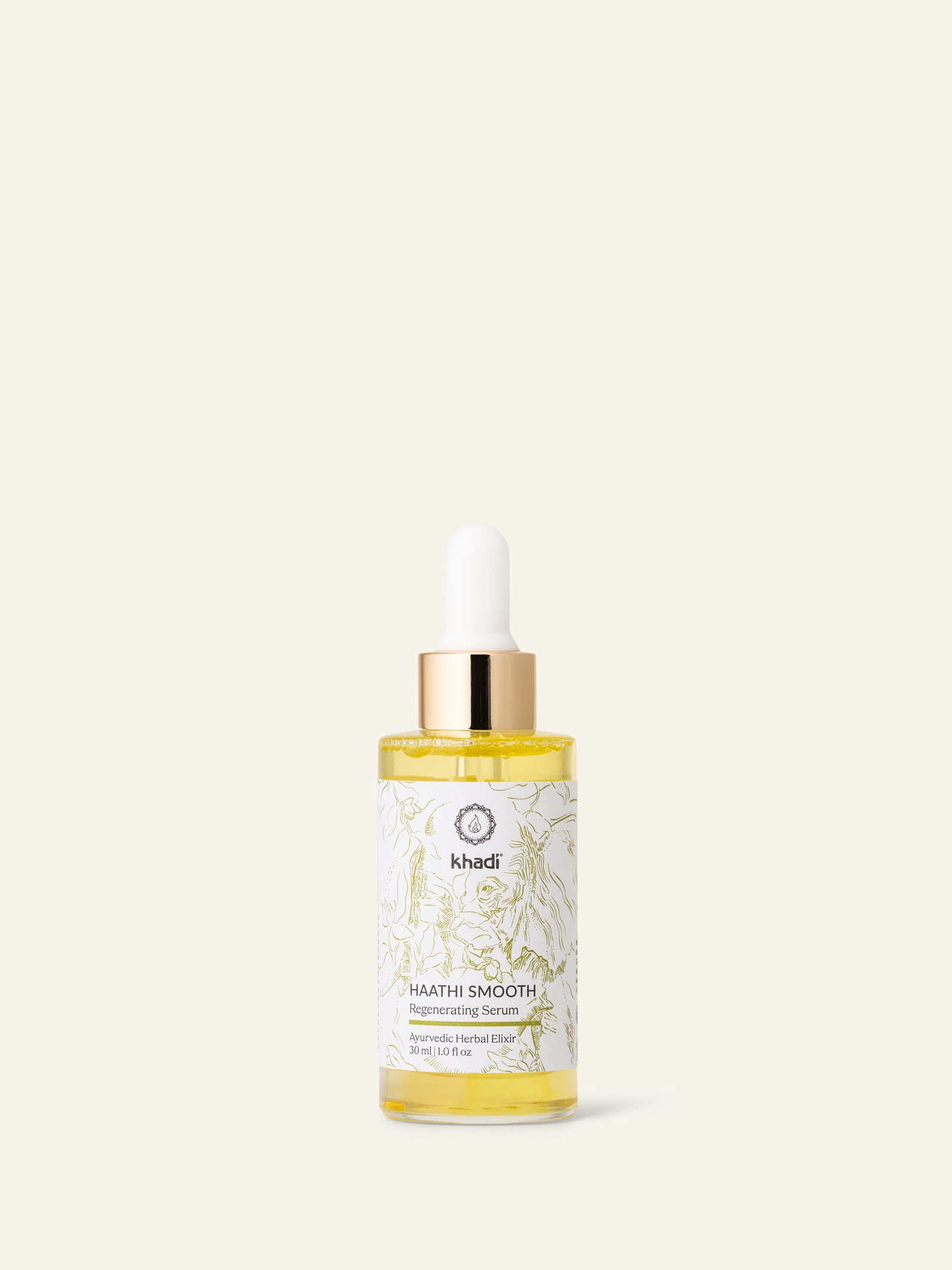 khadi Ayurveda Skin Haathi Smooth Serum flasche  