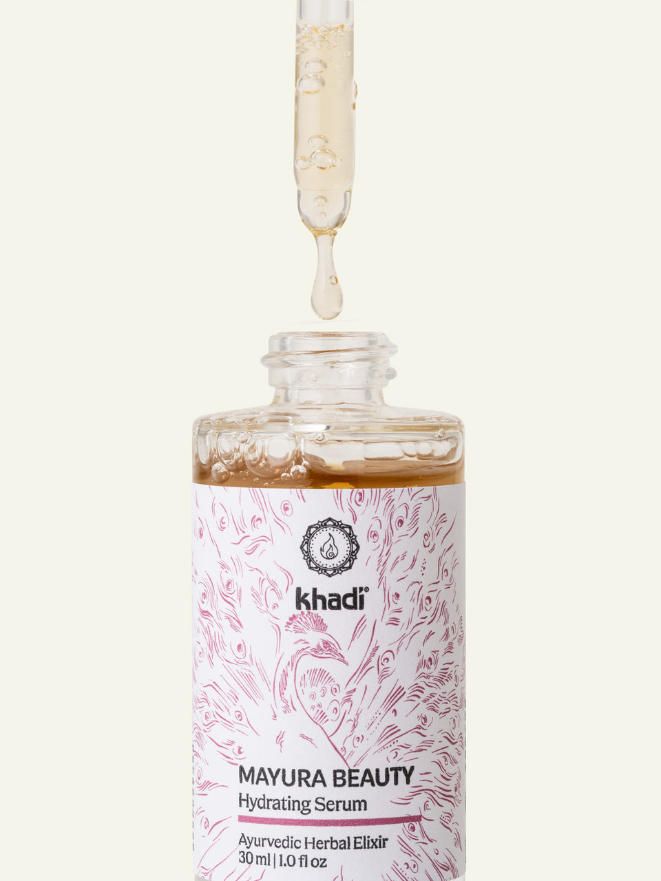 khadi Mayura Beauty Serum – luxuriöse Formulierung in Nahaufnahme