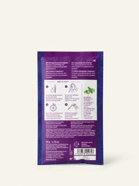 khadi Sensitive Herbal Wash Haarwaschpulver Rückseite Produktbild