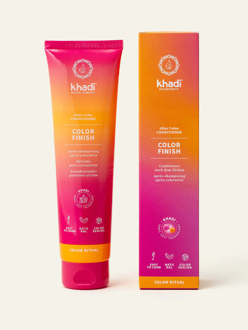 Verpackung des Color Finish Conditioners – Khadi Color Ritual WebP Bild