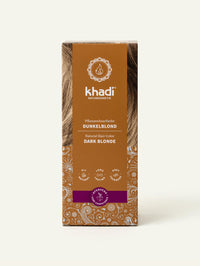 khadi Pflanzenhaarfarbe Dunkelblond Verpackung Vorderansicht