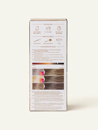Pflanzenhaarfarbe Dunkelblond Verpackung Hinteransicht