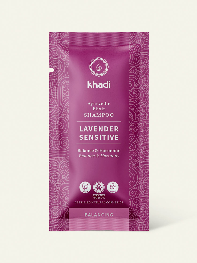 Bild von Lavender Sensitive Balance Harmonie Shampoo Probe von Khadi