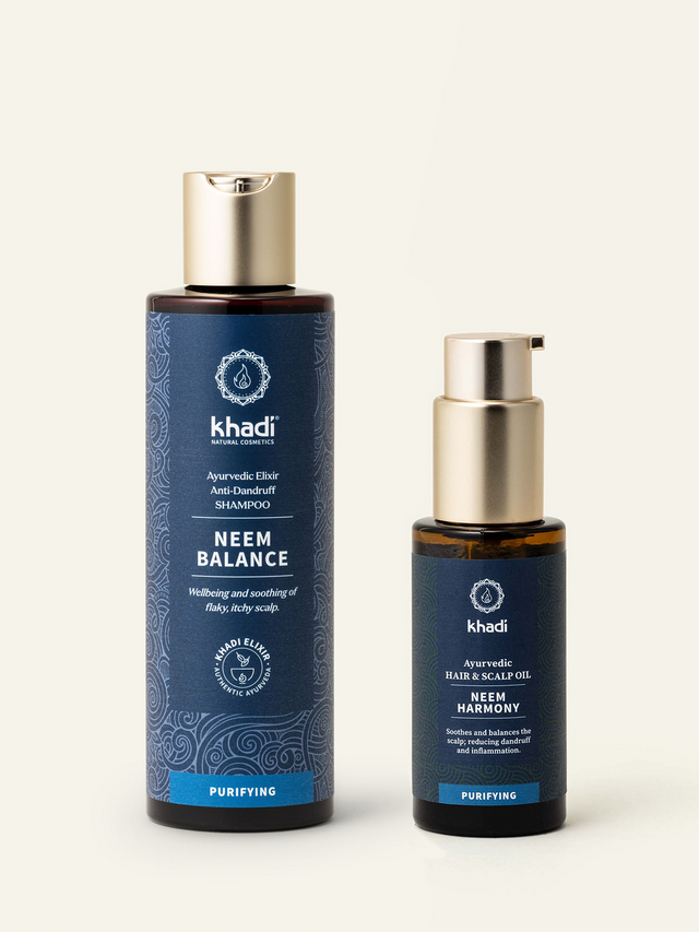 khadi Neem Balance Set – klärende Haarpflege mit ayurvedischer Wirkstoffkraft