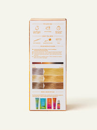 Bild von Sonnenblond Pflanzenhaarfarbe, hintere Ansicht der Verpackung