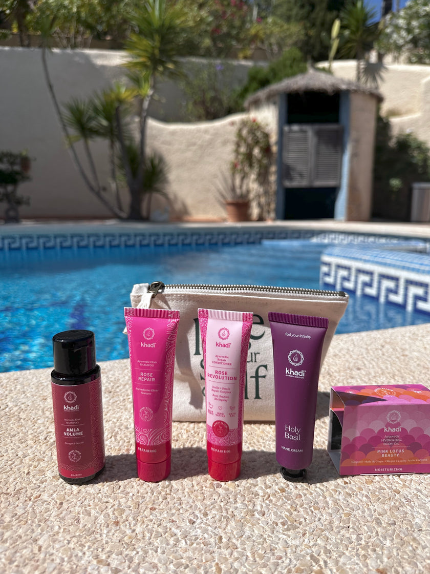khadi Summer Travel Kit – praktische Pflegebegleiter für unterwegs im Sommer